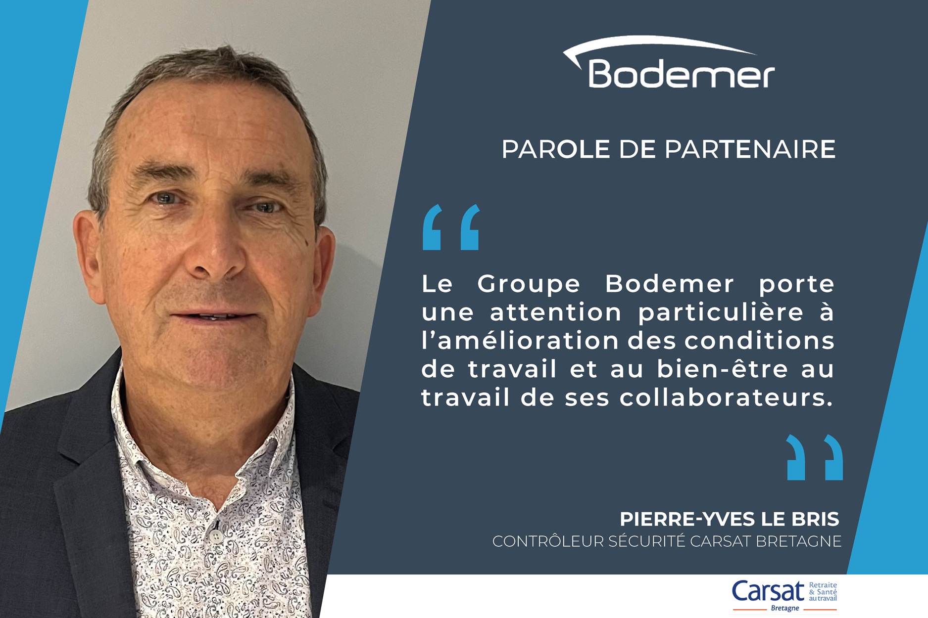 Parole de Partenaire - Pierre-Yves LE BRIS / Carsat Bretagne